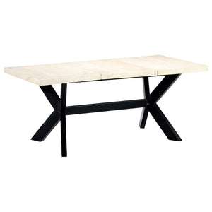 Dining Table 78.7"x39.4"x29.5" Solid Mango Wood