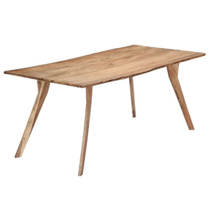 Dining Table 70.9"x34.6"x29.9" Solid Acacia Wood