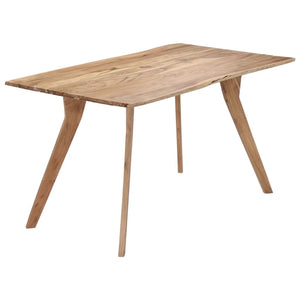 Dining Table 70.9"x34.6"x29.9" Solid Acacia Wood