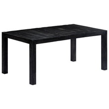 Load image into Gallery viewer, Dining Table Black 70.9&quot;x35.4&quot;x30&quot; Solid Mango Wood
