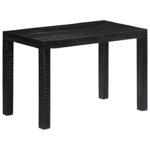 Load image into Gallery viewer, Dining Table Black 70.9&quot;x35.4&quot;x30&quot; Solid Mango Wood
