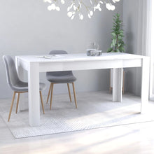 Load image into Gallery viewer, Dining Table White 63&quot;x31.5&quot;x30&quot; Chipboard
