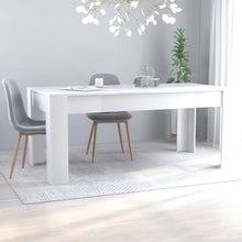 Load image into Gallery viewer, Dining Table White 63&quot;x31.5&quot;x30&quot; Chipboard
