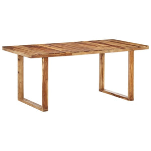 Dining Table 70.9"x35.4"x29.9" Solid Sheesham Wood