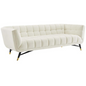 Adept Upholstered Velvet Sofa