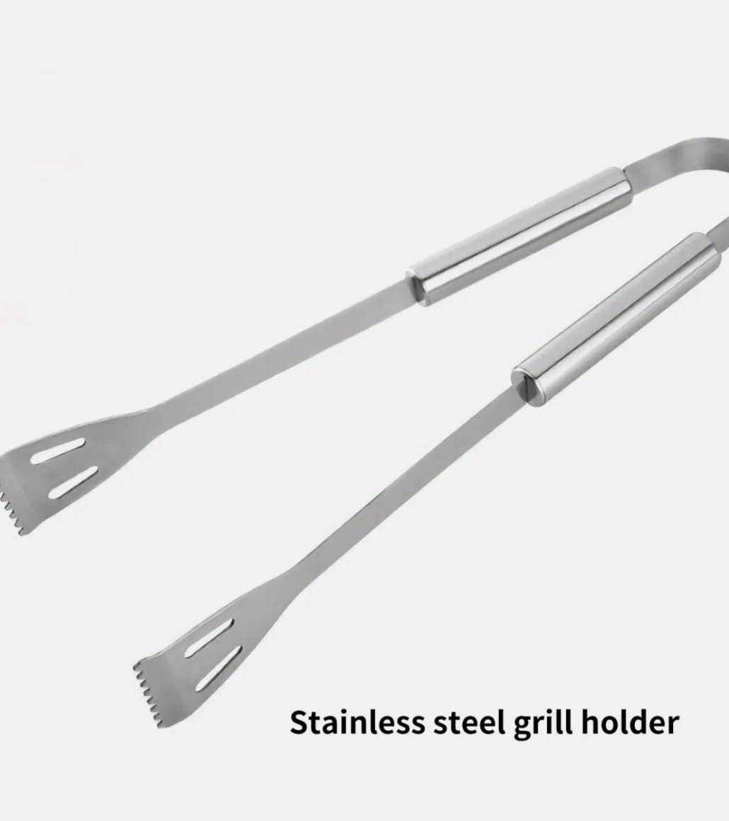 3 PCS Stainless Steel BBQ Grill Utensils Set | Outdoor Living