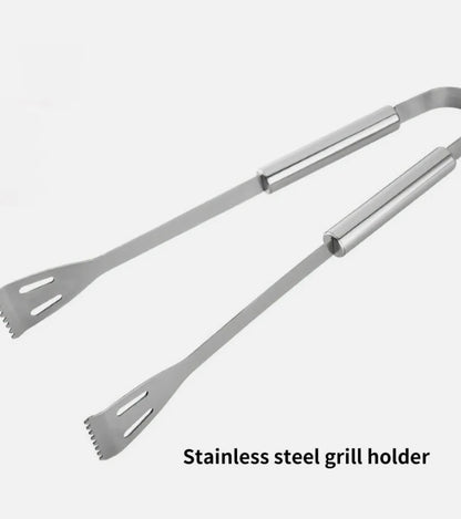 3 PCS Stainless Steel BBQ Grill Utensils Set | Outdoor Living