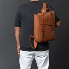 Load image into Gallery viewer, Oslo Leather Backpack | Oslo Collection
