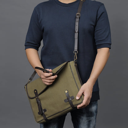 Oslo Canvas Messenger  Bag