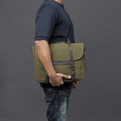 Oslo Canvas Briefcase | Oslo Collection