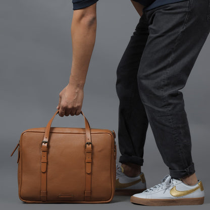 Miami Leather Briefcase | Miami Collection