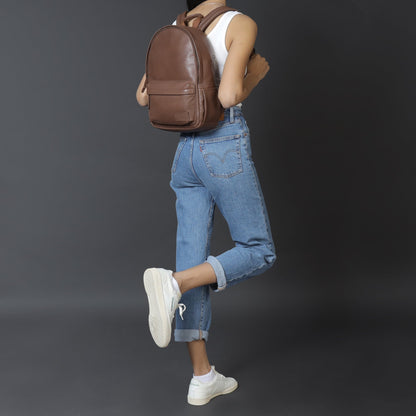 Mini Journey Leather Backpack - Brown | Journey Collection