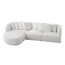 Load image into Gallery viewer, Convertible Corner Sofa with armrest and sectional Sofa, Left Chaise
