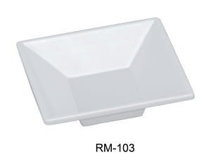 Yanco RM-103 Rome 3" Small Square Dish