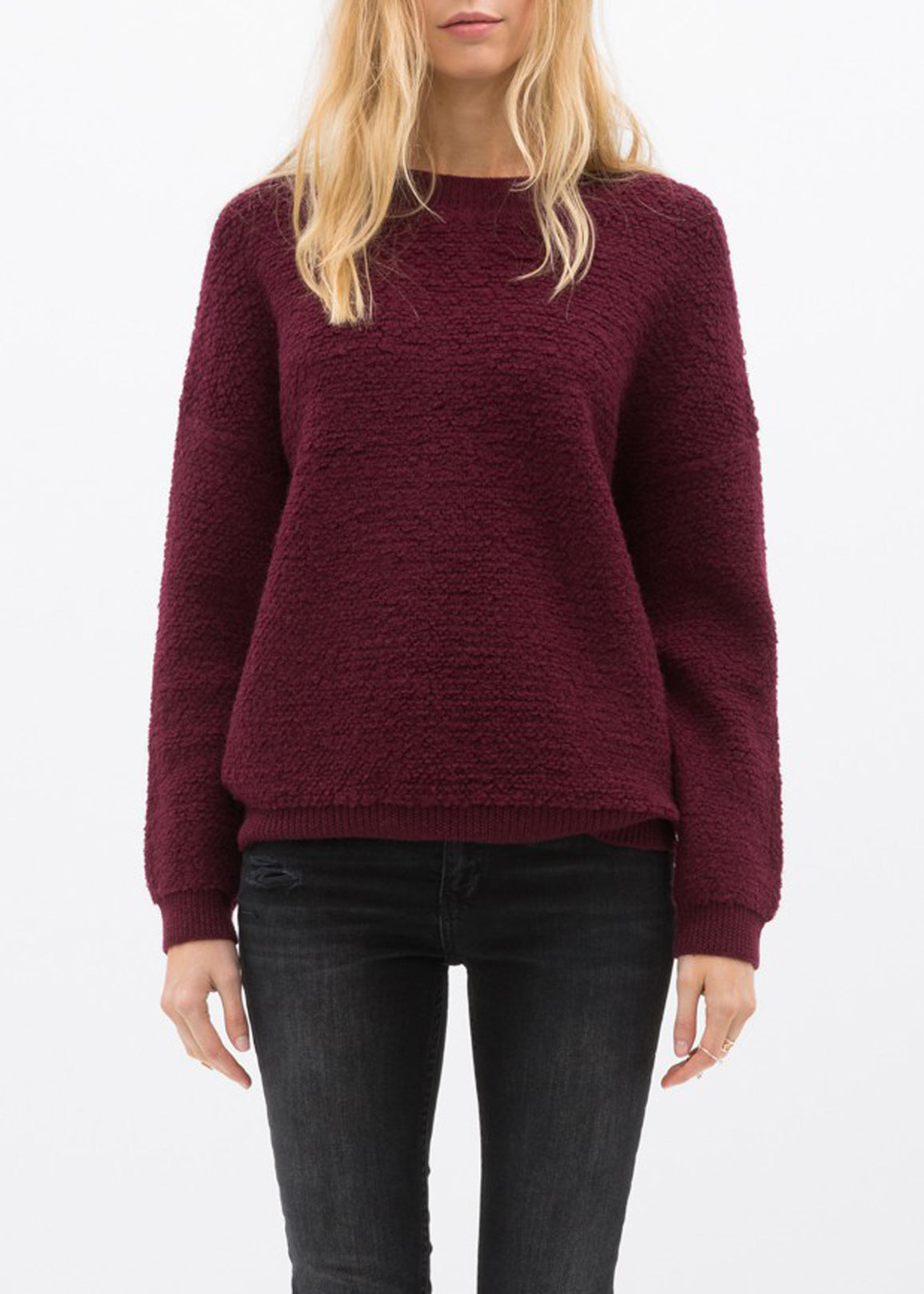 Arizona Rag Wool Knit Crew Neck Sweater