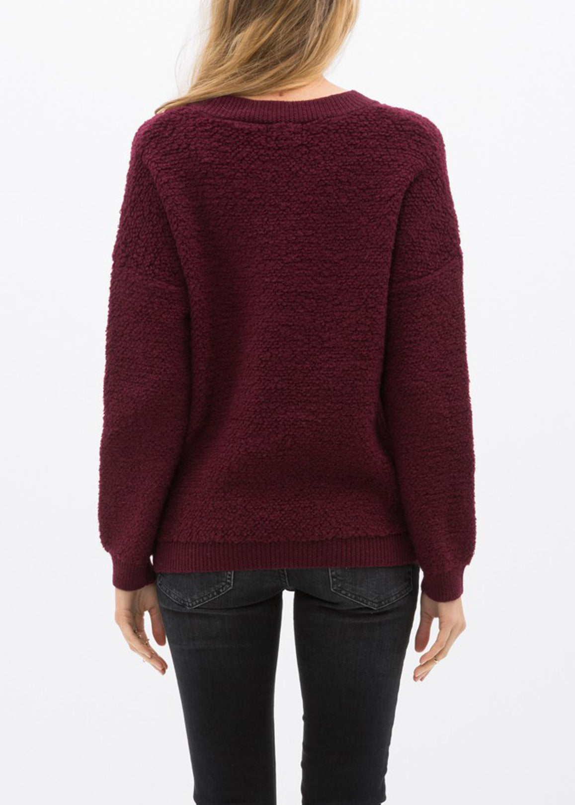 Arizona Rag Wool Knit Crew Neck Sweater