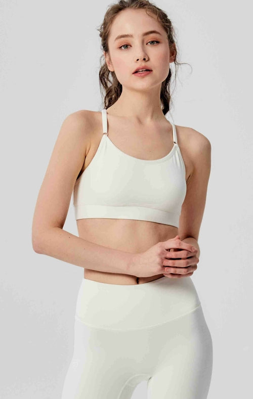 Luna Cloudlux Bra - Off White | Atlanta Collection