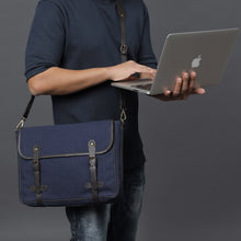 Load image into Gallery viewer, Oslo Canvas Messenger Bag | Oslo Collection
