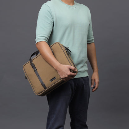 Miami Canvas Briefcase | Miami Collection