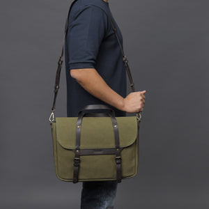 Oslo Canvas Briefcase | Oslo Collection