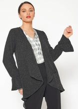 Load image into Gallery viewer, Women&#39;s Open Front Ruffle Sleeve Cardigan
