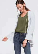 Load image into Gallery viewer, Women&#39;s Open Front Ruffle Sleeve Cardigan
