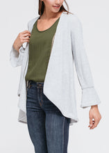 Load image into Gallery viewer, Women&#39;s Open Front Ruffle Sleeve Cardigan
