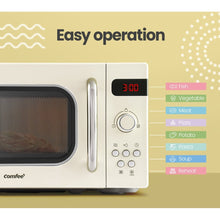 Load image into Gallery viewer, Comfee 20L Microwave Oven 800W Countertop Kitchen 8 Cooking Settings
