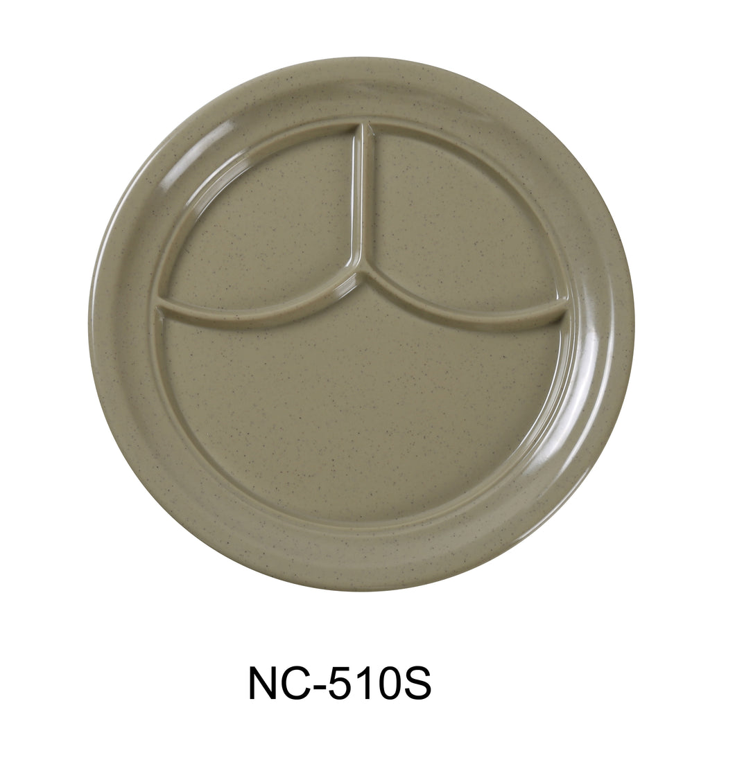 Yanco NC-510S Compartment Collection 3-Compartment Plate