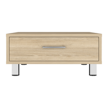 Load image into Gallery viewer, Coffee Table Albuquerque, One Drawer, Light Pine Finish
