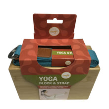 Load image into Gallery viewer, Bamboo Yoga Block &amp; Strap Combo
