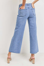 Load image into Gallery viewer, JUST BLACK DENIM HIGH RISE WIDE LEG JEAN
