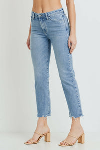 JUST BLACK DENIM VINTAGE STRAIGHT LEG JEAN