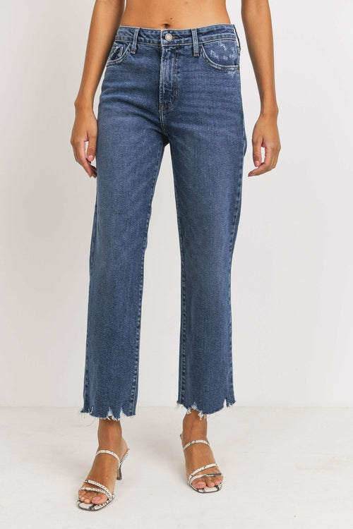 JUST BLACK DENIM VINTAGE STRAIGHT LEG JEAN