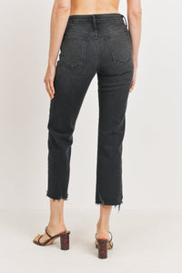 JUST BLACK DENIM VINTAGE STRAIGHT LEG JEAN