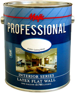 Yenkin-Majestic 8-8520-1 1 gal Black Flat Latex Wall Paint