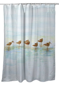 Betsy Drake SH024 70 x 72 in. Avocets Shower Curtain