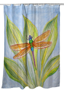 Betsy Drake SH299 70 x 72 in. Dicks Dragonfly Shower Curtain