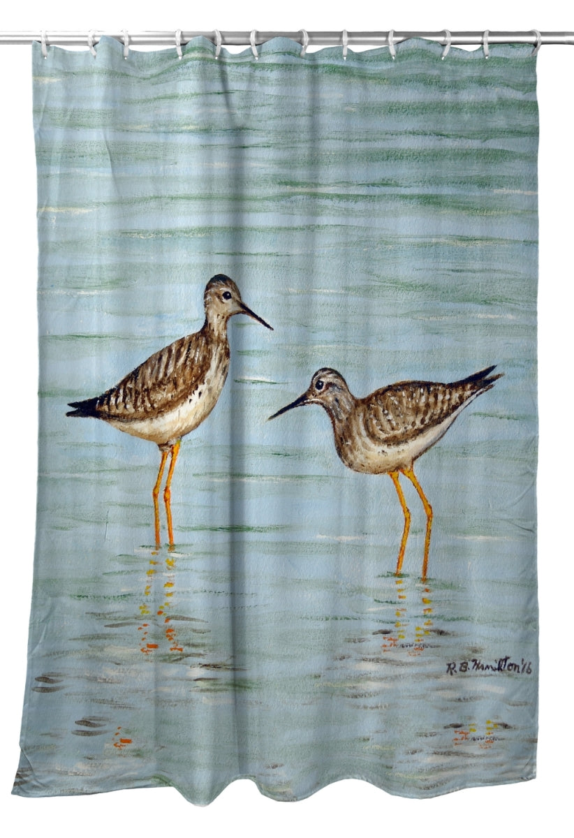 Betsy Drake SH430 70 x 72 in. Yellow Legs Shower Curtain