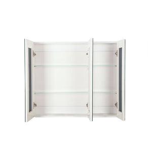 Cefito Bathroom Vanity Mirror with Storage Cabinet - White