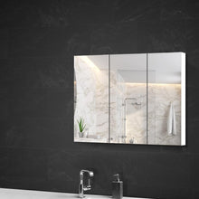 Load image into Gallery viewer, Cefito Bathroom Vanity Mirror with Storage Cabinet - White
