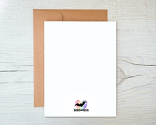 Load image into Gallery viewer, Cat and Crystal Card - Blank Inside with Kraft Envelope
