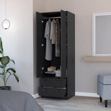 Load image into Gallery viewer, Armoire Hobbs, Black Wengue Finish
