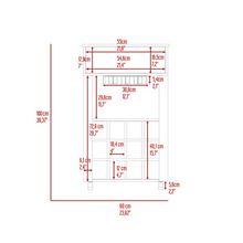 Load image into Gallery viewer, Bar Cart Bayamon, Twelve Wine Cubbies, Four Legs, Carbon Espresso
