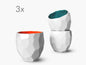 3x Poligon Cup - 3x Blue | Kitchen