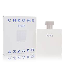 Chrome Pure Eau De Toilette Spray By Azzaro 3.4 oz Eau De Toilette