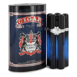 Cigar Blue Label Eau De Toilette Spray By Remy Latour 3.3 oz Eau De