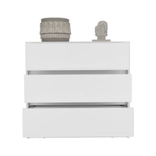 Load image into Gallery viewer, Dresser Maldus, Three Drawers, White Finish
