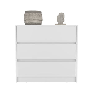 Dresser Maldus, Three Drawers, White Finish