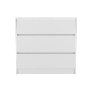 Dresser Maldus, Three Drawers, White Finish